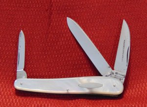 EXCELLENT VINTAGE MAPPIN BROS. SHEFFIELD WHARNCLIFFE  KNIFE GENUINE PEARL 1848-1902
