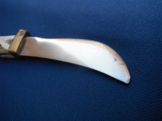 Original Made in USA Custom fixed blade knife, stag engraved handle with Sheath USA Made!! Original Made in USA Custom fixed blade knife, stag engraved handle with Sheath USA Made!!