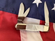 Winchester Mfg Whittler Dirk style Knife with Beautiful Mother of Pearl Handles - NOS Winchester Mfg Whittler Dirk style Knife with Beautiful Mother of Pearl Handles - NOS