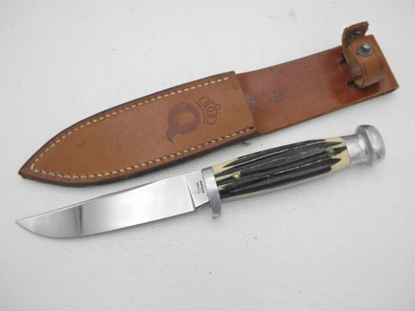 Queen Cutlery #89 Hunting Knife: 7 3/4” overall with a 4” blade, early 1950s Queen Cutlery #89 Hunting Knife: 7 3/4” overall with a 4” blade, early 1950s