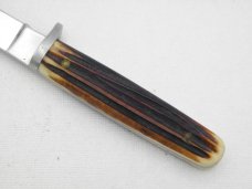 Queen Cutlery #73 Hunting Knife: 8” overall with a 4” blade, 1950s, Queen Cutlery #73 Hunting Knife: 8” overall with a 4” blade, 1950s,