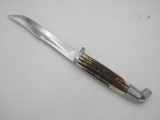 Queen Cutlery #95 Hunting Knife: 9 1/2” overall with a 5” -1960, stainless steel blade, Queen Cutlery #95 Hunting Knife: 9 1/2” overall with a 5” -1960, stainless steel blade,