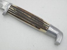 Queen Cutlery #95 Hunting Knife: 9 1/2” overall with a 5” -1960, stainless steel blade, Queen Cutlery #95 Hunting Knife: 9 1/2” overall with a 5” -1960, stainless steel blade,