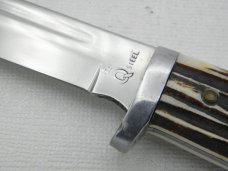 Queen Cutlery #95 Hunting Knife: 9 1/2” overall with a 5” -1960, stainless steel blade, Queen Cutlery #95 Hunting Knife: 9 1/2” overall with a 5” -1960, stainless steel blade,