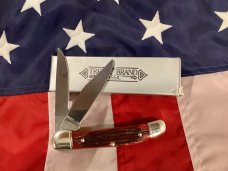 Boker Copperhead Knife w/ Red Bone Handles & 2 Boker Shields -NOS in Original Box Boker Copperhead Knife w/ Red Bone Handles & 2 Boker Shields -NOS in Original Box