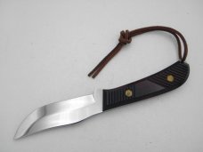 Queen Cutlery Rawhide Series #4190 Fixed Blade Skinning Knife: 9 1/2” overall with a 4 ” blade, 1995 Queen Cutlery Rawhide Series #4190 Fixed Blade Skinning Knife: 9 1/2” overall with a 4 ” blade, 1995