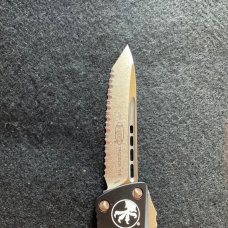Microtech Troodon T/E Bronze full serrated