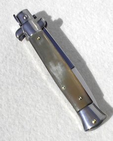 NEW FRANK BELTRAME 9" GENUINE FRENCH BOVINE HORN BAYONET BLADE ITALIAN STILETTO