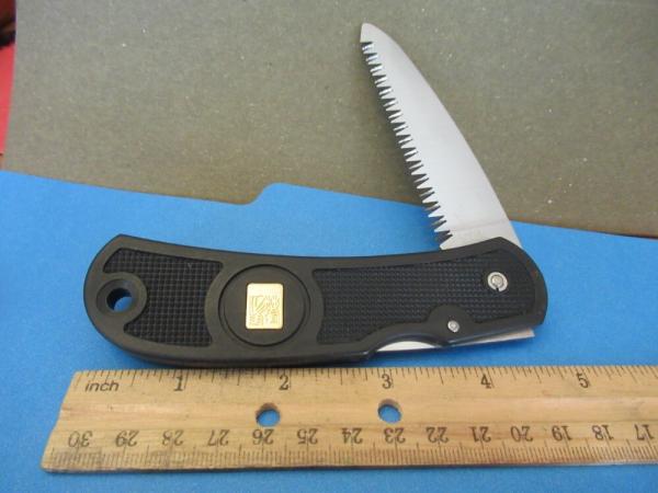 Al-Mar Elite Black Zytel Full Serration 