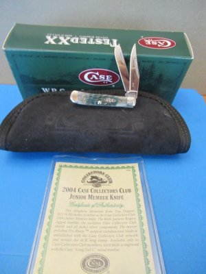 Case Collectors Club Allegheny Mountain Rogers Bone Tiny Trapper Pattern # 62154SS