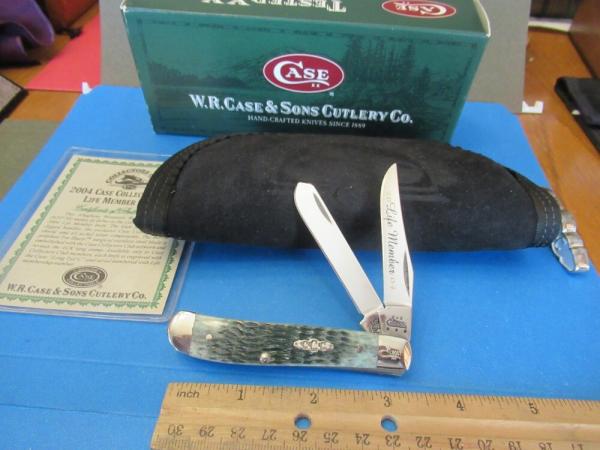 Case Collector Club Allegheny Mountain Rogers Bone Mini Trapper Pattern # 6207 SS