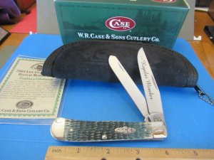 Case Collectors Club Roger Bone Allegheny Mountain Bone Trapper Pattern # 6254 SS