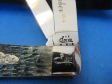 Case Collectors Club Roger Bone Allegheny Mountain Bone Trapper Pattern # 6254 SS Case Collectors Club Roger Bone Allegheny Mountain Bone Trapper Pattern # 6254 SS