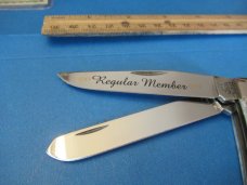 Case Collectors Club Roger Bone Allegheny Mountain Bone Trapper Pattern # 6254 SS Case Collectors Club Roger Bone Allegheny Mountain Bone Trapper Pattern # 6254 SS