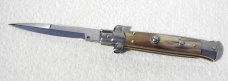 NEW FRANK BELTRAME 9" GENUINE FRENCH BOVINE HORN BAYONET BLADE ITALIAN STILETTO