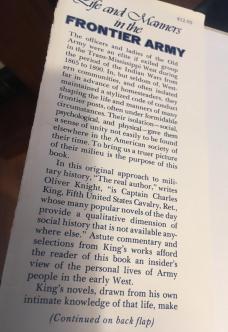 FRONTIER ARMY READING