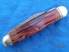 Made in USA Cattle knife Pink & Black handles