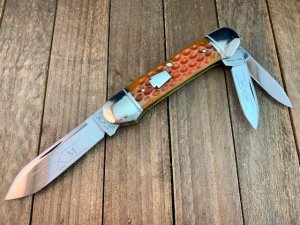Schatt and Morgan Canoe Whittler Autumn Honeycomb Jigged Bone 