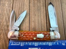 Schatt and Morgan Canoe Whittler Autumn Honeycomb Jigged Bone 