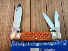 Schatt and Morgan Canoe Whittler Autumn Honeycomb Jigged Bone 
