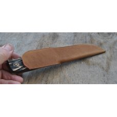 Imperial Prov. R.I. USA Hunting Knife Used Brass Guard Staglon Handles Full Tang Thumb Guard Imperial Prov. R.I. USA Hunting Knife Used Brass Guard Staglon Handles Full Tang Thumb Guard