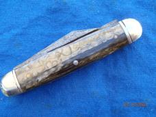 Made in USA Cattle knife Smoked swirl Composition handles