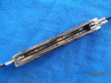 Made in USA Cattle knife Smoked swirl Composition handles