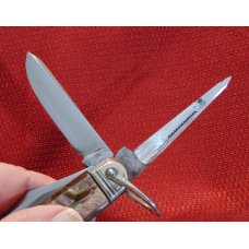 EXCELLENT VINTAGE WESTERN STATES BOULDER COLD. ARCH STAMPINGS BIG BUFFALO CAMP KNIFE 1911-1951 EXCELLENT VINTAGE WESTERN STATES BOULDER COLD. ARCH STAMPINGS BIG BUFFALO CAMP KNIFE 1911-1951