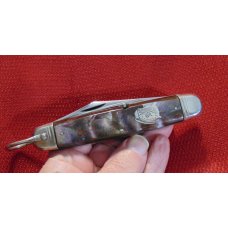 EXCELLENT VINTAGE WESTERN STATES BOULDER COLD. ARCH STAMPINGS BIG BUFFALO CAMP KNIFE 1911-1951 EXCELLENT VINTAGE WESTERN STATES BOULDER COLD. ARCH STAMPINGS BIG BUFFALO CAMP KNIFE 1911-1951