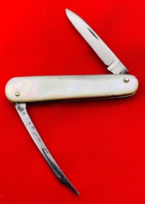 Vintage W.R. CASE & SONS BRADFORD PA 2-Blade Sleeveboard Lobster Pen Pocket Knife 1905-1914 (82090?)