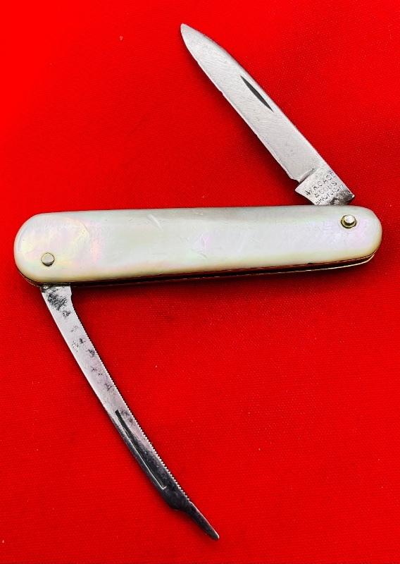 Vintage W.R. CASE & SONS BRADFORD PA 2-Blade Sleeveboard Lobster Pen Pocket Knife 1905-1914 (82090?) Vintage W.R. CASE & SONS BRADFORD PA 2-Blade Sleeveboard Lobster Pen Pocket Knife 1905-1914 (82090?)