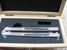 MAXACE MIDNIGHTCAT -  PELICAN - BALISONG - NIB - OUT OF PRODUCTION