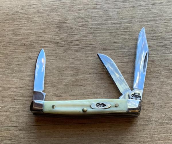 CASE Small Stockman Knife Natural Bone