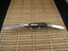 SCHRADE OLD TIMER 858 LUMBERJACK USA MADE VINTAGE LARGE STOCKMAN 3 BLADE MINT CONDITION POCKET KNIFE