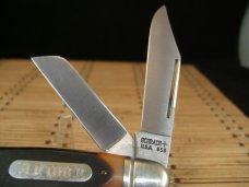 SCHRADE OLD TIMER 858 LUMBERJACK USA MADE VINTAGE LARGE STOCKMAN 3 BLADE MINT CONDITION POCKET KNIFE