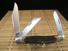 SCHRADE OLD TIMER 858 LUMBERJACK USA MADE VINTAGE LARGE STOCKMAN 3 BLADE MINT CONDITION POCKET KNIFE