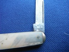  R. Hartkopf & Co. Two Blade Pocket Knife Mother of Pearl Handles Solingen Germany. Made in Germany!