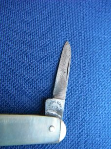  R. Hartkopf & Co. Two Blade Pocket Knife Mother of Pearl Handles Solingen Germany. Made in Germany!