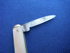  R. Hartkopf & Co. Two Blade Pocket Knife Mother of Pearl Handles Solingen Germany. Made in Germany!