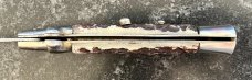 Vintage Spanish Stiletto Switchblade, 9.5 Inch, Marked "J.B. INOX", Used Vintage Spanish Stiletto Switchblade, 9.5 Inch, Marked "J.B. INOX", Used