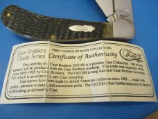 Case Classic 1992 Case Brothers Green Bone Saddle Horn Pattern # G62100