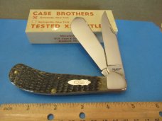 Case Classic 1992 Case Brothers Green Bone Saddle Horn Pattern # G62100
