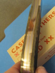 Case Classic 1992 Case Brothers Green Bone Saddle Horn Pattern # G62100