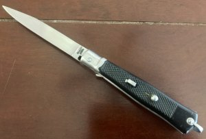 1960's Begon Switchblade, Clip Point Blade, With Bail, Hard To Find, Made In France, Unused 