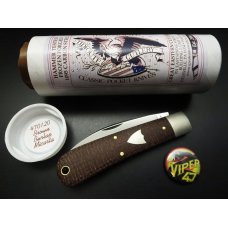 Great Eastern Cutlery #47 Viper Brown Burlap Micarta GEC 470120 Great Eastern Cutlery #47 Viper Brown Burlap Micarta GEC 470120