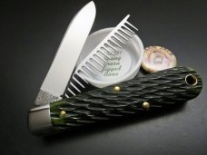 Great Eastern Cutlery #15 Urban Jack Spring Green Jigged Bone GEC Tidioute 152221 Great Eastern Cutlery #15 Urban Jack Spring Green Jigged Bone GEC Tidioute 152221