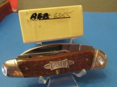 Case Classic Case Brothers Wharncliff  Brown Roger Bone Whittler Pattern # 6355