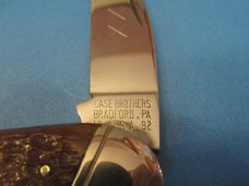 Case Classic Case Brothers Wharncliff  Brown Roger Bone Whittler Pattern # 6355