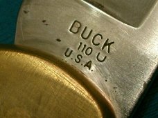VINTAGE BUCK 110 1998 CUSTOM LOCKBACK FOLDING HUNTER HUNTING SKINNING POCKET KNIFE KNIVES OLD