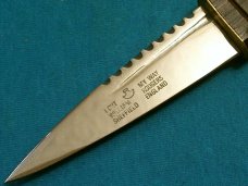 WILLIAM RODGERS SHEFFIELD ENGLAND I CUT MY WAY SGIAN DUBH DAGGER BOOT FIXED BLADE HUNTING KNI KNIVES